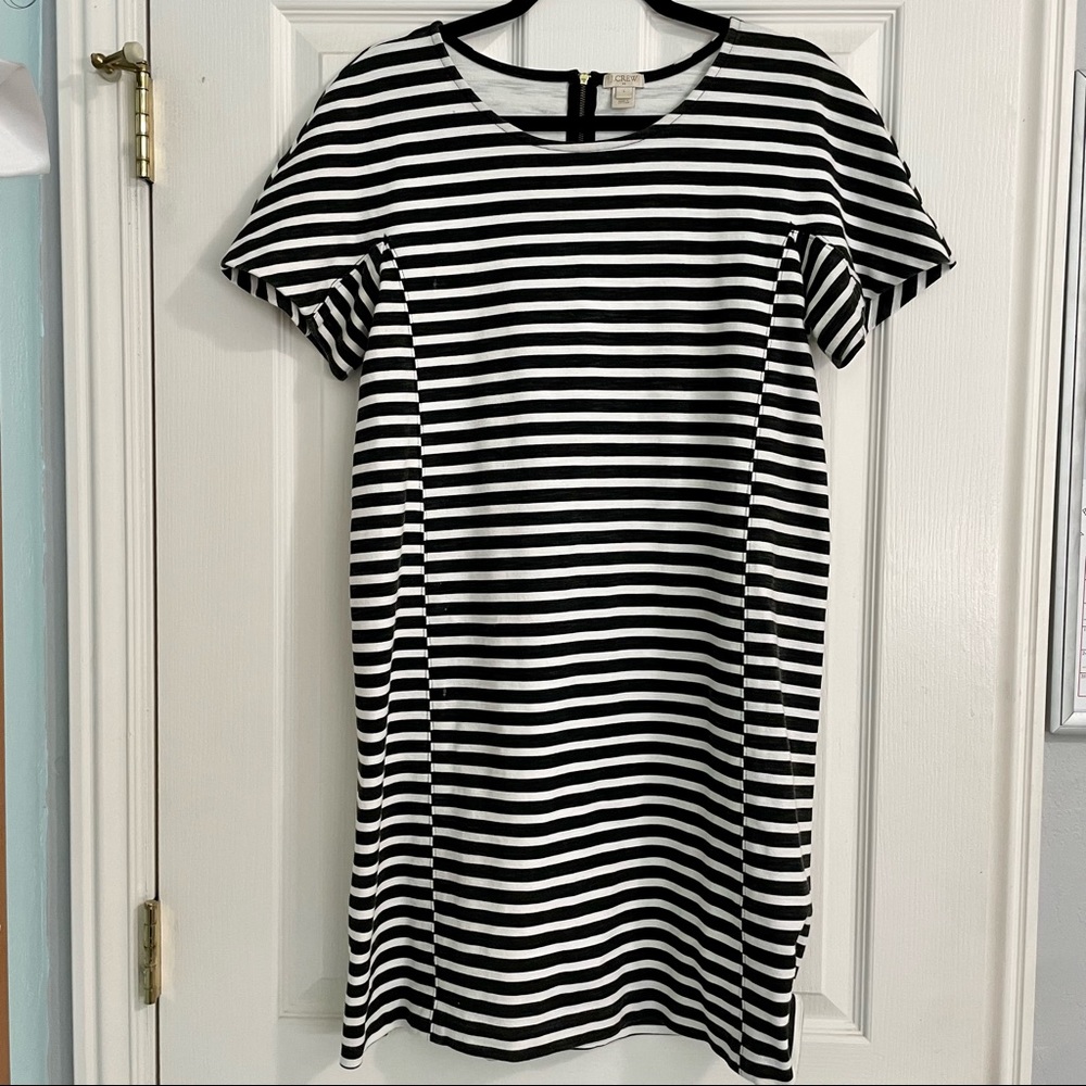 J. Crew Stripped Shift Dress